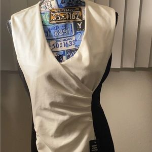 Express dress size 12 black & white